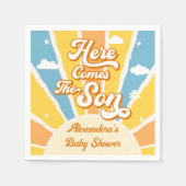 こ来こで息子の赤ちゃん スタンダードカクテルナプキン (正面)