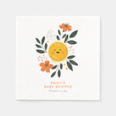 こ来こで息子の赤ちゃん スタンダードカクテルナプキン (正面)