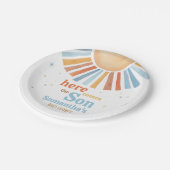 こ来こで息子の赤ちゃん ペーパープレート (アングル)