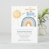 こ来こで息子の赤ちゃん 招待状 (スタンド正面)