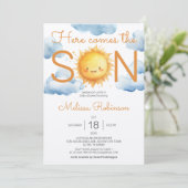 こ来こで息子の赤ちゃん 招待状 (スタンド正面)