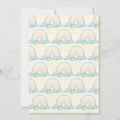 こ来こで息子の赤ちゃん 招待状 (裏面)