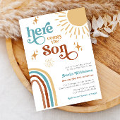 こ来こで息子の赤ちゃん 招待状