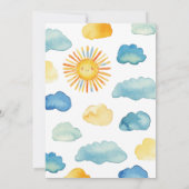 こ来こで息子の赤ちゃん 招待状 (裏面)