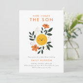 こ来こで息子の赤ちゃん 招待状 (スタンド正面)