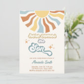 こ来こで息子の赤ちゃん 招待状 (スタンド正面)