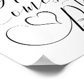 こ来こで花嫁のプロの結婚サイン ポスター (角)