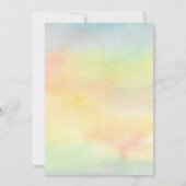 こ来こでSun Gender-Neutral Baby Shower 招待状 (裏面)