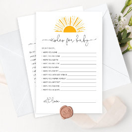 こ来こに太陽がベビーを願う