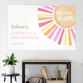 こ来こに太陽のボーホサンシャインガールベイビーシャワー 横断幕