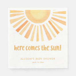 こ来こに太陽の男女兼用赤ちゃん スタンダードランチョンナプキン