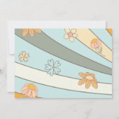 こ来こに太陽の虹1歳の誕生日 招待状 (裏面)