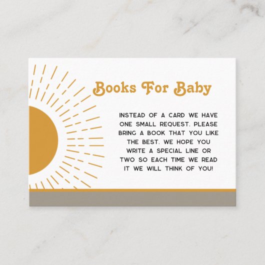 こ来こに息子の本のベビー 名刺 (正面)