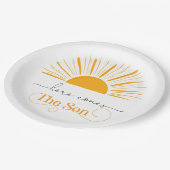 こ来こに息子の誕生日 ペーパープレート (アングル)