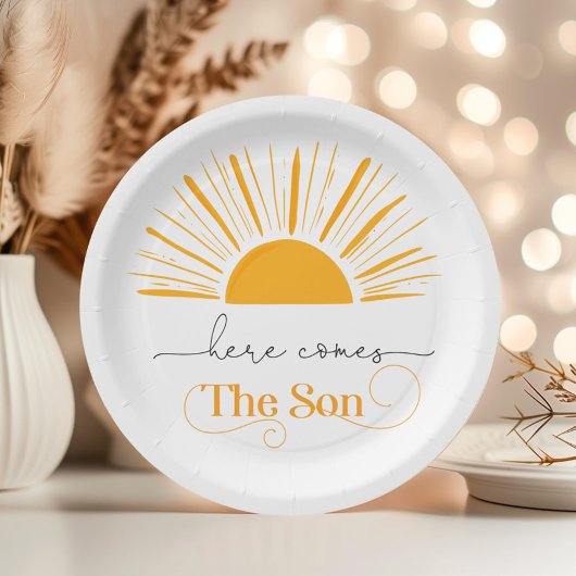 こ来こに息子の誕生日 ペーパープレート