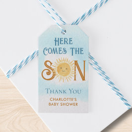 こ来こに息子の赤ちゃんシャワー ギフトタグ