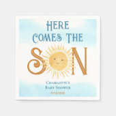 こ来こに息子の赤ちゃんシャワー スタンダードカクテルナプキン (正面)