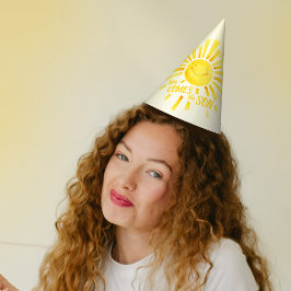 こ来こに息子の赤ちゃんシャワー パーティーハット