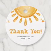 こ来こに息子の赤ちゃんシャワー フェイバータグ (正面)