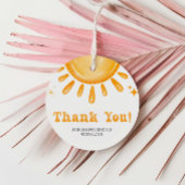 こ来こに息子の赤ちゃんシャワー フェイバータグ