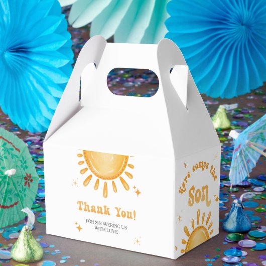 こ来こに息子の赤ちゃんシャワー フェイバーボックス (パーティー)