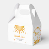 こ来こに息子の赤ちゃんシャワー フェイバーボックス (正面サイド)