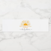 こ来こに息子の赤ちゃんシャワー ペットボトルラベル (シングルラベル)