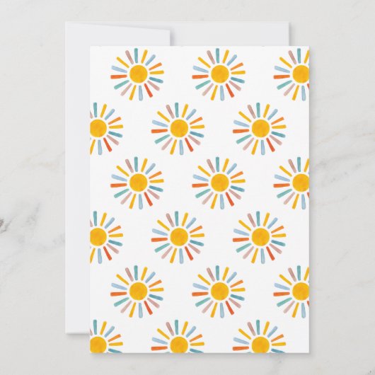 こ来こに息子の赤ちゃんシャワー 招待状 (裏面)