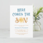 こ来こに息子の赤ちゃんシャワー 招待状 (スタンド正面)