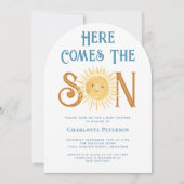 こ来こに息子の赤ちゃんシャワー 招待状 (正面)