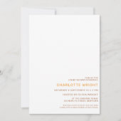 こ来こに息子の赤ちゃんシャワー 招待状 (正面)