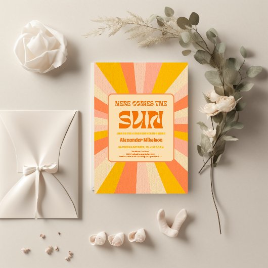 こ来こに息子の赤ちゃんシャワー 招待状