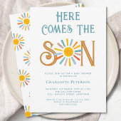 こ来こに息子の赤ちゃんシャワー 招待状