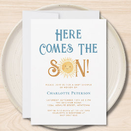 こ来こに息子の赤ちゃんシャワー 招待状