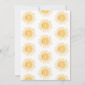 こ来こに息子の赤ちゃんシャワー 招待状 (裏面)