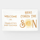 こ来こに息子の赤ちゃんシャワー 横断幕 (横)