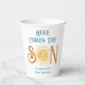 こ来こに息子の赤ちゃんシャワー 紙コップ (裏面)