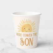 こ来こに息子の赤ちゃんシャワー 紙コップ (裏面)