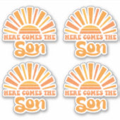 こ来こに神の子(イエス) シール (正面)