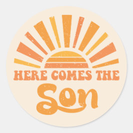 こ来こに神の子（イエス） ラウンドシール