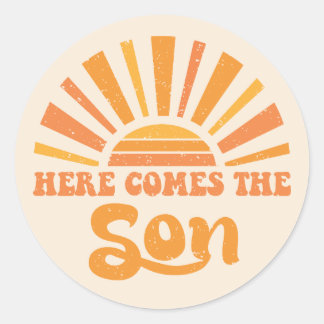 こ来こに神の子（イエス） ラウンドシール