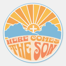 こ来こに神の子（イエス） ラウンドシール