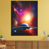 こ来このエイリアン キャンバスプリント (インサイチュ (リビング))