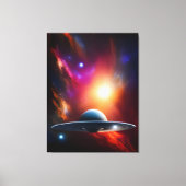 こ来このエイリアン キャンバスプリント (正面)