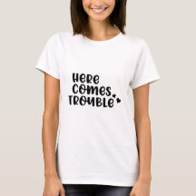 こ来このトラブルTシャツ