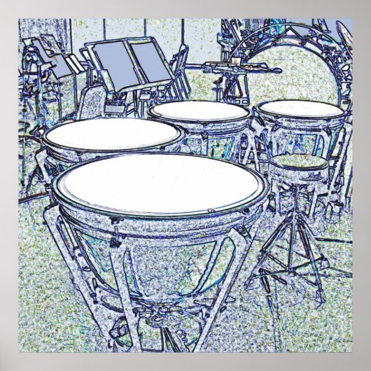 こ来このバンド – Timpani ポスター (正面)