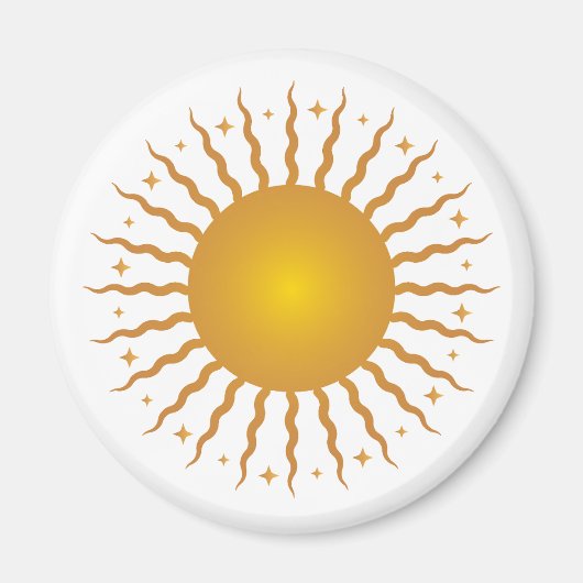 こ来この太陽の磁石 マグネット (正面)