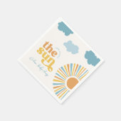 こ来この太陽の赤ちゃんシャワーナプキン スタンダードカクテルナプキン (角)