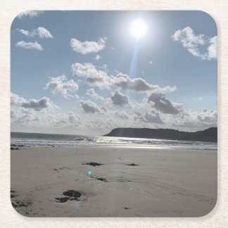 こ来この太陽コースター スクエアペーパーコースター