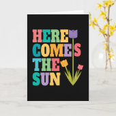 こ来この太陽 カード (黄色い花)